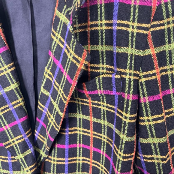 Vintage The Limited Wool Blend Blazer Women L Jacket Groovy 80s 90s USA Made - Picture 6 of 16